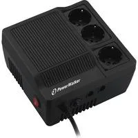 Spannungsregler PowerWalker AVR 1000 schwarz, Überspannungsschutz, Schalter