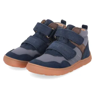 Bisgaard Barfuß-Sneaker BECKY - Gr. 24 - Blau - Leder & Textil