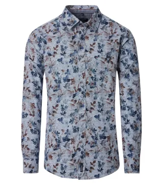 CASAMODA - Freizeithemd blau - Gr. - XXL