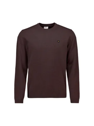 No Excess - Rundhals-Pullover braun - Gr. - M
