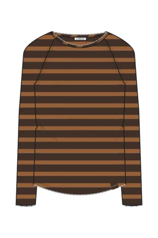 Smith&Soul - Regular Basic Sweat Raglan Striped - Gr. - M