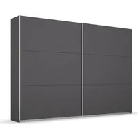rauch Schwebetürenschrank AURELIO Kleiderschrank Garderobe (3 Ausstattungen BASIC/CLASSIC/PREMIUM (inkl. SOFT-CLOSE-FUNKTION) 3 verschiedene Ausstattungsvarianten Griffe aus Metall MADE IN GERMANY