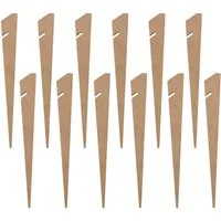 Moritz Zelthering Zeltheringe Holz 30 cm 12 Stück Heringe für Sandboden, (12-St)
