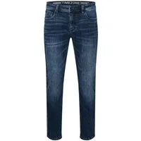 TIMEZONE Slim-fit-Jeans Jeans Slim Fit elastischer Denim Five-Pocket für Herren (1-tlg) Baumwolle Einfarbig windabweisend Reißverschluss Casual-Style