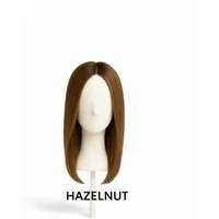 NOGI Echthaarperücke NOGI Luxe Flow, Mittellanger Sleek-Schnitt, 35-40 cm, echtes Haar, Monofilament