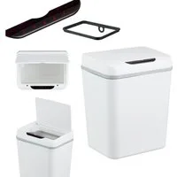 relaxdays Mülleimer Bad Mülleimer 9 Liter mit Sensor