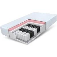 Taschenfederkernmatratze MEMORY 90x200, 140x200, 180x200 cm & weitere Größen, FDM, 24 cm hoch, (komfortable Matratze, Allergiker geeignet), Wendematratze mit zwei unterschiedlich festen Liegeseiten