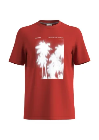 s.Oliver Red Label - T-Shirt aus Baumwolle rot - Gr. - XXL