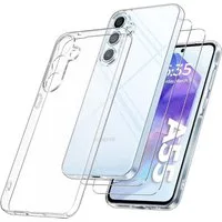 SmartUP Smartphone-Hülle + 2X Schutzglas für Samsung Galaxy A55 5G Panzerfolie Display Case 9H 6,6, kompletter Rundumschutz