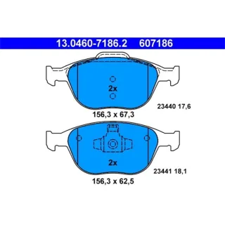 ATE Bremsbel?ge vorne Ford Fiesta Focus Tourneo Transit 1,8