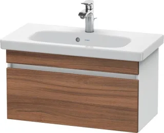 Duravit DuraStyle Waschtischunterbau wandhängend Nussbaum & Weiß Matt 730x368x398 mm - DS639907918 DS639907918