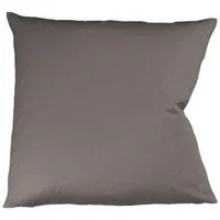fleuresse Kissenbezug Colours Mako Satin, 100% Baumwolle, mit Reißverschluss, (2 Stück), Mako Satin, glänzend, glatt, Premium Qualität