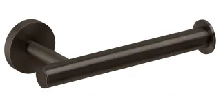 Herzbach Design iX Papierrollenhalter ohne Deckel Edelstahl Black, 21.814000.1.40 21.814000.1.40