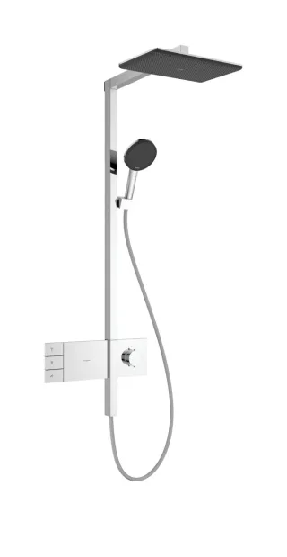Hansgrohe Showerpipe Raindance Alive Q 210/340 2jet EcoSmart Thermostat chrom, 24591000 24591000