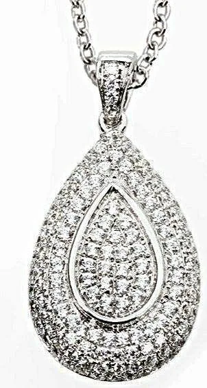 Orphelia Damen-Kette aus 925er Sterlingsilber mit Anhänger – Silber ZH-4436