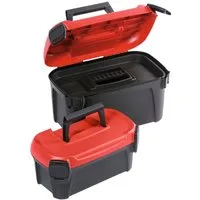 Prosperplast Werkzeugbox SMART (2 in 1 Set), 38 x 23,4 x 22,5 cm