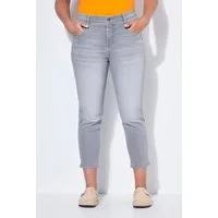 Laurasøn Röhrenjeans High Waist Jeans Slim 3/4 lang