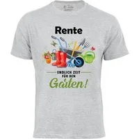 Cotton Prime® T-Shirt Rente - Endlich Zeit für den Garten