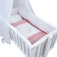 Baby-Delux Babybettwäsche Baby Wiegenset, Textilien, 6 teilig, Wiegenset 6-tlg. für Babywiege 90x40 (ohne Wiege) verschiedene Designs