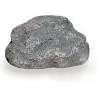 Arnusa Gartenfigur Kunstfelsen Abdeckfelsen Trafohaus 45x31cm Abdeckung Findling, (1 St), Gartenstein Teichdekoration 45 cm, Tiefe 31cm, Höhe 23 cm