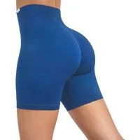 Smilodox Shorts Amaze Pro, Shaped Fit Push Up Booty Radlerhose V-Shape Seamless High Waist Hotpants Scrunch-Effekt Squatproof Gym Yoga Alltag