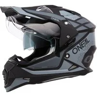 O’NEAL Motocrosshelm Sierra R Motocross Helm, vorbereitet für Kommunikationssystem,integriertes Sonnenvisier