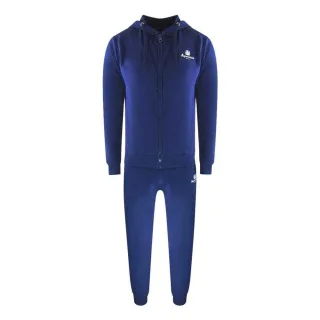 Aquascutum Herren Full Zip Trainingsanzug Set (Blau)