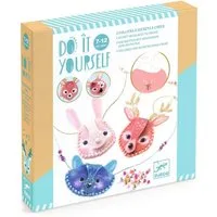 DJECO Kreativset DIY: 3 Halsketten Dazzlers Bastelset für Kinder