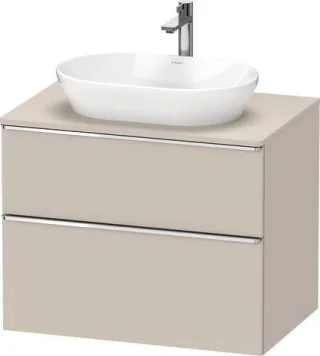 Duravit D-Neo Konsolenwaschtischunterbau wandhängend Taupe Matt 800x550x664 mm - DE4967010910000 DE4967010910000