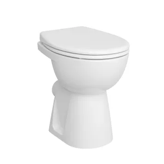 VitrA Conforma Tiefspül-Stand-WC spülrandlos + 6 cm Weiß Hochglanz,7714B003-0087 7714B003-0087