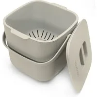 YourCasa Biomülleimer YourCasa® Biomülleimer Küche - Komposteimer für alltäglichen Biomüll, Mit Sieb, Spülmaschinenfest