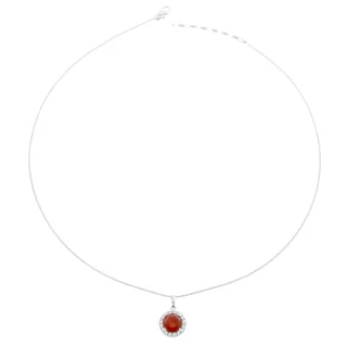 Orphelia Damen-Kette aus 925er Sterlingsilber mit Anhänger – Silber ZH-6044/1