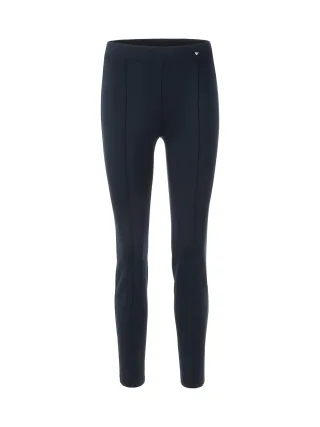 Marc Cain Essentials - Hose aus Stretchjersey midnight blue - Gr. - 34