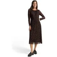 TOM TAILOR Meshkleid Regular midi mit Muster