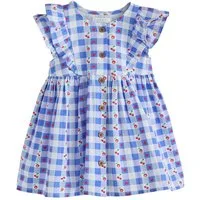 Next Blusenkleid Kleid mit Rüschenärmeln (1-tlg)