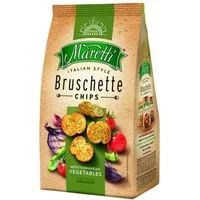 Maretti Knabberei, Maretti Bruschette Chips Mediterranean Vegetables feine Brotchips 150g