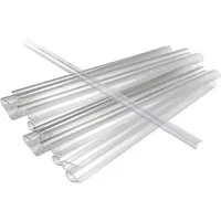 TRISENS Sichtschutzelement 30 Clips Transparent für PVC Sichtschutz Befestigungsclips, (1 Stück, mit Befestigungsclips)