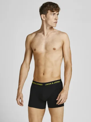 JACK&JONES - JACBLACK FRIDAY TRUNKS 5 PACK BOX LN black - Gr. - S