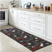 Carpetia Küchenläufer Küchenteppich Modern, rechteckig, Höhe: 5 mm, rutschhemmender Rücken, pflegeleicht, robust