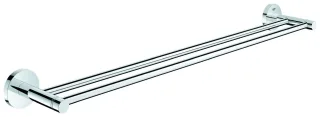 Grohe Doppel-Badetuchhalter Essentials 40802 550mm Metall chrom, 40802001 40802001