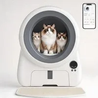 HOMALL Katzentoilette 100L katzenklo selbstreinigend,Luftschleier-Desodorierung, Geruchsblockierendes Luftvorhang-System,5-fach Schutz