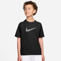 Nike T-Shirt B NK DF MULTI SS TOP HBR mit Rundhalsausschnitt, aus Jersey, Kurzarm, normale Länge