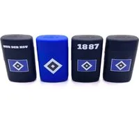 HSV Feuerzeuge Easy Torch Sturmfeuerzeug mit blauer Jetflamme (4-St), Offizielles Lizenzprodukt