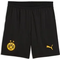 PUMA Trainingsshorts BVB SHORTS REPLICA Regular Fit, für Fußball, sportlicher Stil, atmungsaktives Material