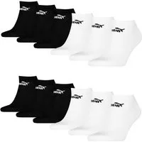 PUMA Sneakersocken PUMA Unisex Sneaker Socken knöchelhoch Damen Herren 12er Pack (12-Paar) Logoschriftzug