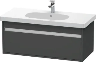 Duravit Ketho Waschtischunterbau wandhängend Graphit Matt 1000x455x410 mm - KT666804949 KT666804949