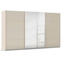 OTTO home Schwebetürenschrank Kleiderschrank Kleiderschränke Schrank Garderobe AGORDO mit Glasfront (Breiten 203/271/315/360 cm, Höhen 210/229 cm) durchdachte Innenausstattung, in 4 Breiten und 2 Höhen MADE IN GERMANY