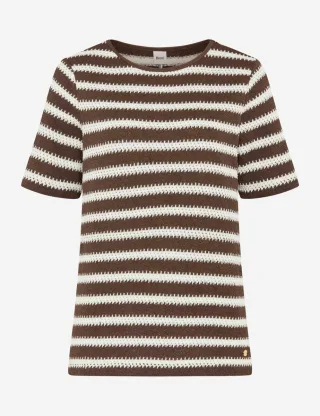 BRAX - Strickshirt - Cira braun - Gr. - 42
