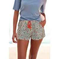 LASCANA Schlafshorts im Blumen Allover-Druck