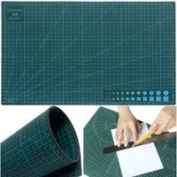 BIGSTREN Modellierwerkzeug Modellierschneidematte A3 Schutzmatte, (Spar-Set, 1 St., doppelseitig), Anti-Rutsch-Beschichtung sorgt für festen Halt auf dem Tisch